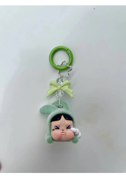 Kawaii Crybaby × Uçan Polis Anahtarlık Zinciri Sırt Çantası Kolye Araba Ana Aksesuarlar Dekoratif Süsler Çocuklar D (Yurt Dışından)