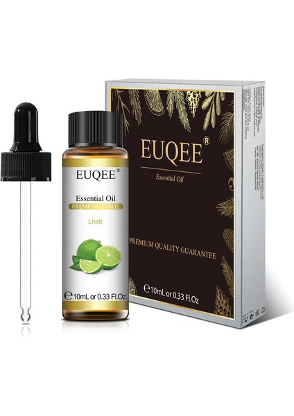 Euqee 10ML Saf Doğal Esansiyel Yağ Mavisi Tansy Kakule Kireç Palo Santo Kabuklu Eucaliptüs Patronella Aroma Yağ Rengi: Kireç/net Içindekiler: 10ML (Yurt Dışından)