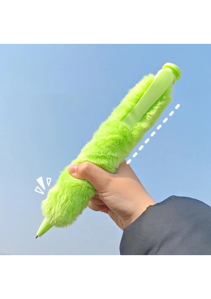 27.5cm Büyük Peluş Giants Kalem Kişilik Kırtasiye Okul Için Sahne Oyuncakları Hediyeler Büyük Dev Jel Kalem Nötr Kalem Yazma Malzemeleri Renk: Yeşil (Yurt Dışından)