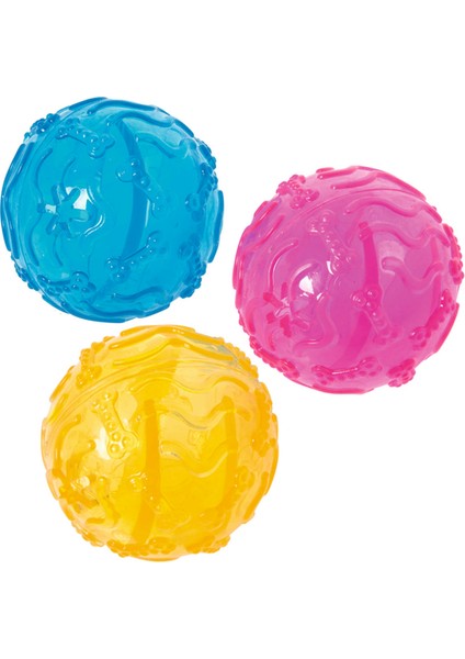 Karlıe Köpekler İçin Plastik Top Çok Renkli