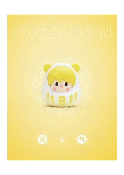 Pop Bean Dharma Serisi 4 Sevimli Anime Figür Kawaii Masaüstü Süsler Doğum Günü I Sürpriz Boxcolor Dimoo (Yurt Dışından)