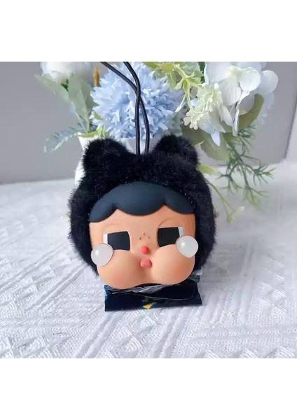 Sevimli Crybaby Vinil Bebek Oturma Pozisyon Sınırlı Stil Crybaby Keychain Kolye Çantası Kolye Accessoriescolor 02 (Yurt Dışından)