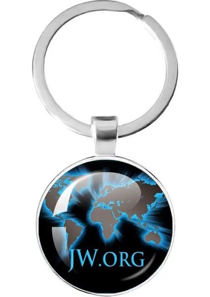 Jw.org Keychain Yehova'nın Şahit Sanatı Baskılı Fotoğraf Metal Cam Kolye Keychain Takı Hayranları Toptancolor 17 (Yurt Dışından)