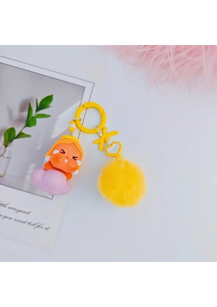Karikatür Crybaby Keychain Karikatür Çanta Kolye Cep Telefonu Cazibesi Kawaii Araba Anahtarlık Süsü Çocuklar Günü K Parası G Random 1 Parça (Yurt Dışından)