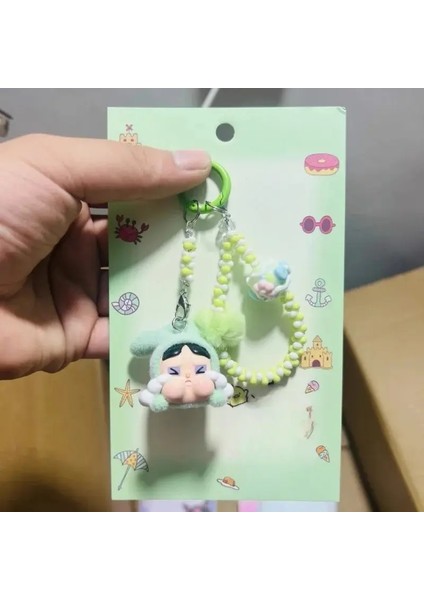 Kawaii Akıllı Crybaby × Uçan Küçük Polis Zinciri Backpack Kolye Inspearl Boncuklu Bilezik Aksesuarları Dekorasyon Anahtarlık 7 (Yurt Dışından)