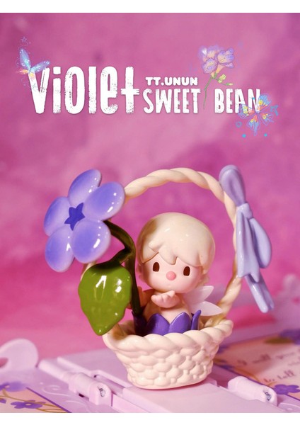 Sizin Için Gerçek Hediye Selam Kart Serisi Kutu Sahnesi Model Dekorasyon Setleri Dimoo Molly Crybaby Oyuncak Çocuk Hediyesi: Sweet Bean (Yurt Dışından)