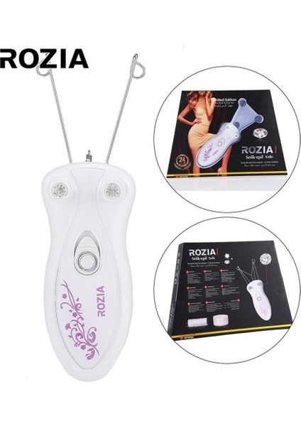 Rozia Profesyonel Epilatör Ipli Tüy Alma Makinesi Epilasyon Aleti