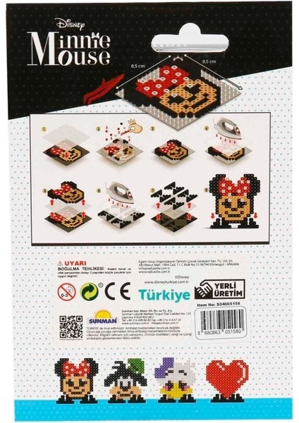 Bfs 4in1 Disney Minnie Mouse Pixel Pixel Boncuk Aktivite ve Oyuncak Seti fırsatları