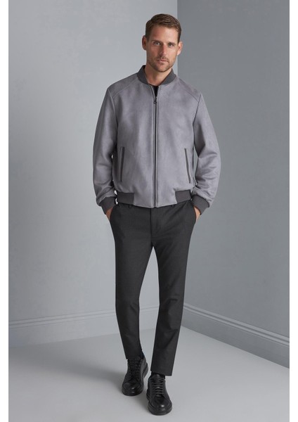 Erkek Gri Kaban