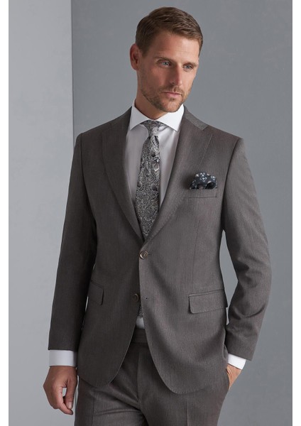 Erkek Kahve Barı (4 Drop) / Geniş Kalıp Mono Yaka Takım Elbise fiyatları