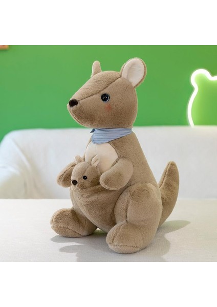26CM Kanguru Peluş Oyuncak Bebek Yastık Hediye (Yurt Dışından)