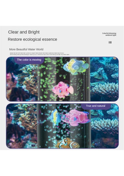 Mini Rgb Bubble Fish Lambası Uzaktan Kumandalı Balık Tankı Akvaryum Lambası Lav Lambası Renkli Ruh Hali Işığı Ev Dekorasyonu Için (Yurt Dışından)