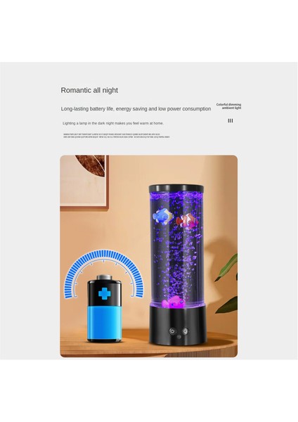 Mini Rgb Bubble Fish Lambası Uzaktan Kumandalı Balık Tankı Akvaryum Lambası Lav Lambası Renkli Ruh Hali Işığı Ev Dekorasyonu Için (Yurt Dışından) indirimleri
