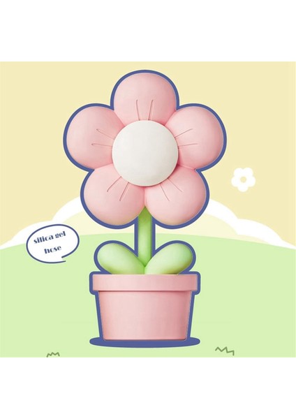 Karikatür Çiçek Gece Lambası Pil ile Çalışır, Yatak Başı Lambası Ayarlanabilir Sevimli Çiçek Işığı Çocuk Yatak Odası Dekoru Pembe (Yurt Dışından) fırsatları