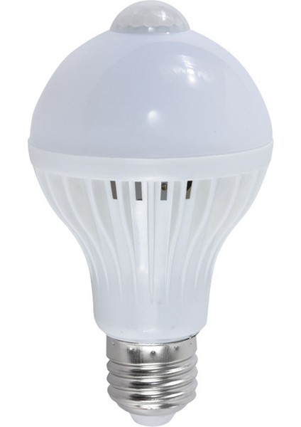 Hareket Sensörlü Ampul Insan Vücudu Kızılötesi Indüksiyon LED Ampuller Verandalar Için Otomatik Olarak Etkinleştirilen Işık (5W) (Yurt Dışından)