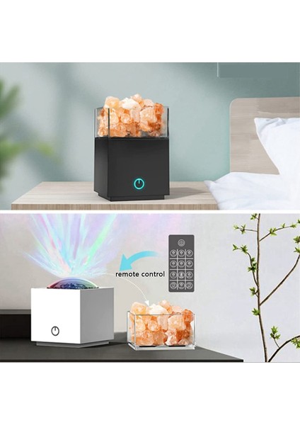 Iskandinav Tarzı Himalaya Kristal Tuz Lambası, Basit ve Sıcak Ev Gece Lambası, Masa, Yatak Odası, Oturma Odası Beyaz Için Uygun (Yurt Dışından) modelleri