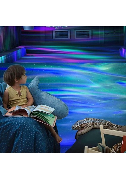 Kuzey Işıkları Aurora Projektör Galaksisi, 2'si 1 Arada Kuzey Işıkları Projektörü, Galaksi Projektör Işığı Renkli (Yurt Dışından) modelleri