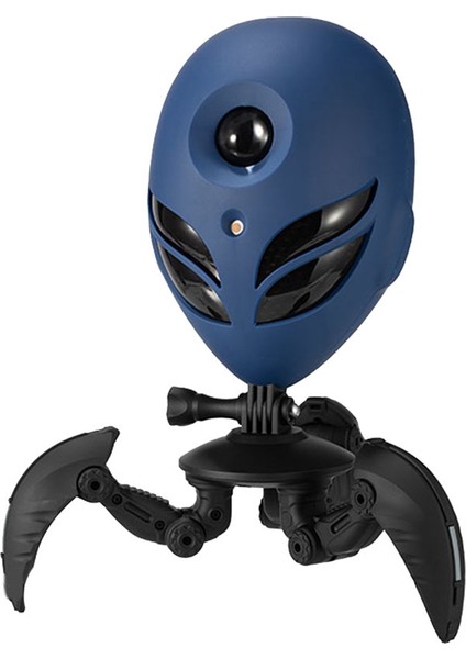 LED Yıldız Projeksiyon Lambası Projektör Etkileşimli Atmosfer Gece Lambası Uzay Adamı Yatak Odası Masaüstü Dekor Çocuk Hediye Mavi (Yurt Dışından)