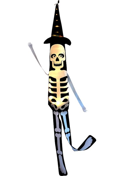 LED Cadılar Bayramı Dekorasyon Yanıp Sönen Işık Asılı Kafatası Korku Kabak Yarasa Ev Bahçe Perili Ev Cadılar Bayramı Sıcak Işık (Yurt Dışından)