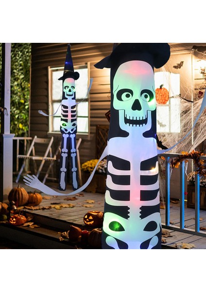 LED Cadılar Bayramı Dekorasyon Yanıp Sönen Işık Asılı Kafatası Korku Kabak Yarasa Ev Bahçe Perili Ev Cadılar Bayramı Sıcak Işık (Yurt Dışından) modelleri