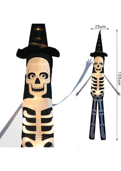 LED Cadılar Bayramı Dekorasyon Yanıp Sönen Işık Asılı Kafatası Korku Kabak Yarasa Ev Bahçe Perili Ev Cadılar Bayramı Sıcak Işık (Yurt Dışından) indirimleri