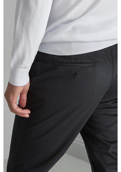 Erkek Siyah Regularfit / Rahat Kalıp Pantolon modelleri