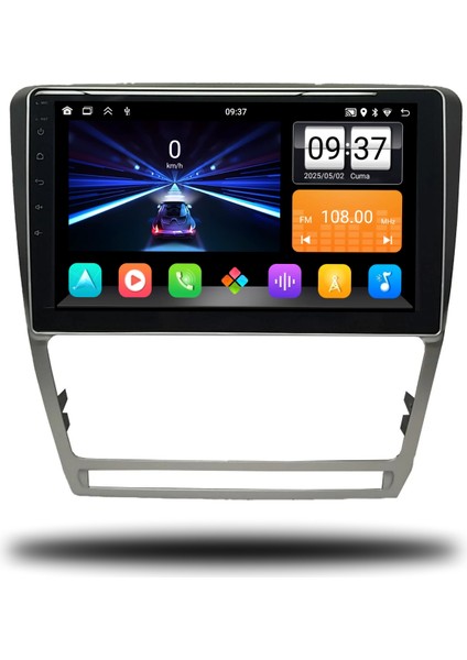 Skoda Octavia 2007-2012 Uyumlu 8-128 GB Multimedya Navigasyon
