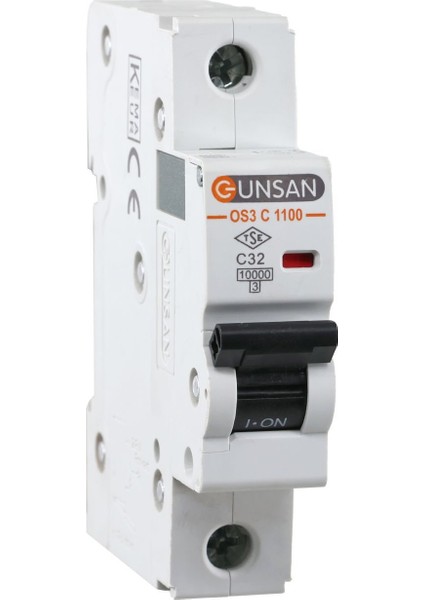 Valta Otomatik Sigorta 1 Kutup 10kA C Tip 32A