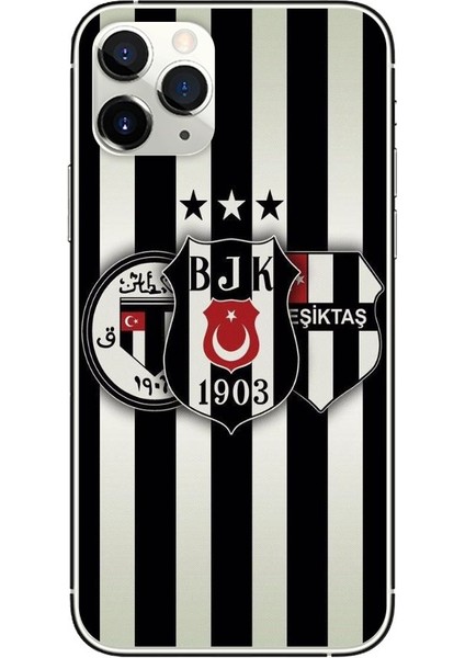 Beşiktaş Desenli iPhone 13 Pro Kılıfı