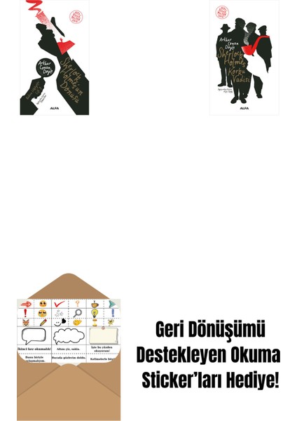 Sherlock Holmes'un Dönüşü + Sherlock Holmes - Korku Vadisi + Okuma Sticker'ları