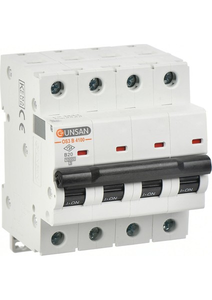Valta Otomatik Sigorta 4 Kutup 10kA C Tip 50A