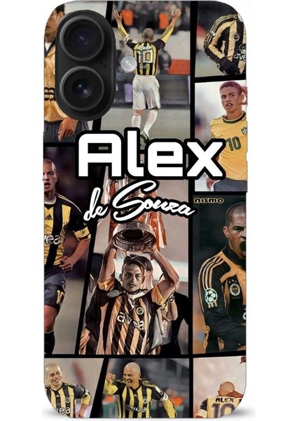 Fenerbahçe Alex Desenli iPhone 16 Plus Kılıfı