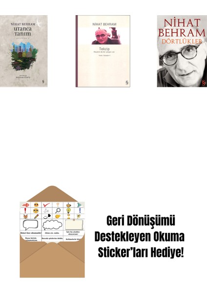 Utanca Tanım + Tekzip + Dörtlükler + Okuma Sticker'ları