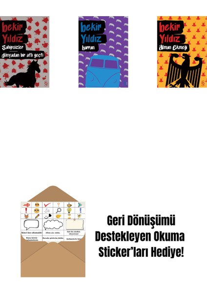 Sahipsizler - Dünyadan Bir Atlı Geçti + Harran + Alman Ekmeği + Okuma Sticker'ları