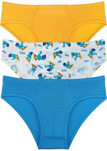 Erkek Çocuk Pamuklu 3'lü Külot Set - KIDS1000