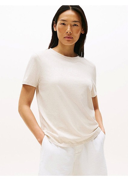 Reg Corp Logo C-Nk Ss Kadın Bej Badi WW0WW40276ADK modelleri