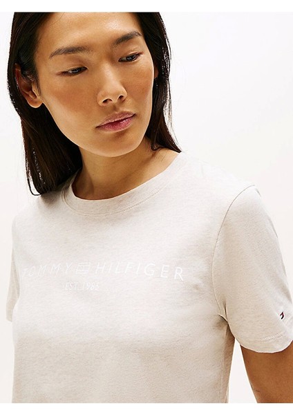 Reg Corp Logo C-Nk Ss Kadın Bej Badi WW0WW40276ADK fırsatları