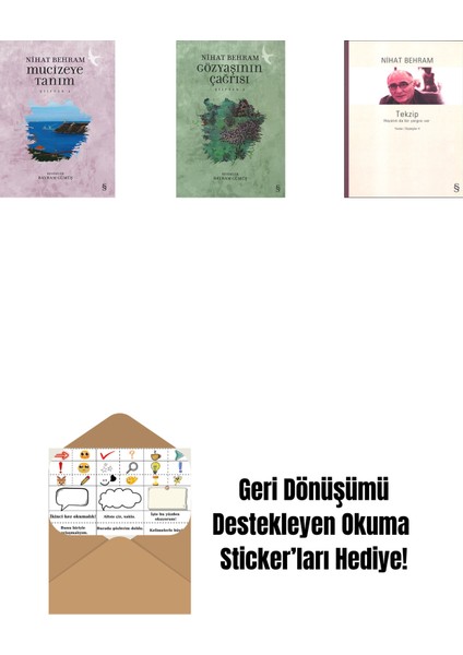 Mucizeye Tanım + Gözyaşının Çağrısı + Tekzip + Okuma Sticker'ları