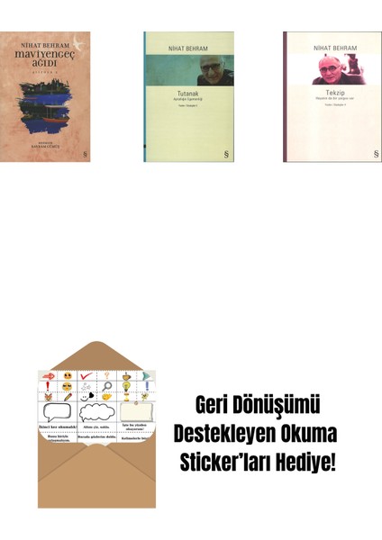 Maviyengeç Ağıdı + Tutanak + Tekzip + Okuma Sticker'ları