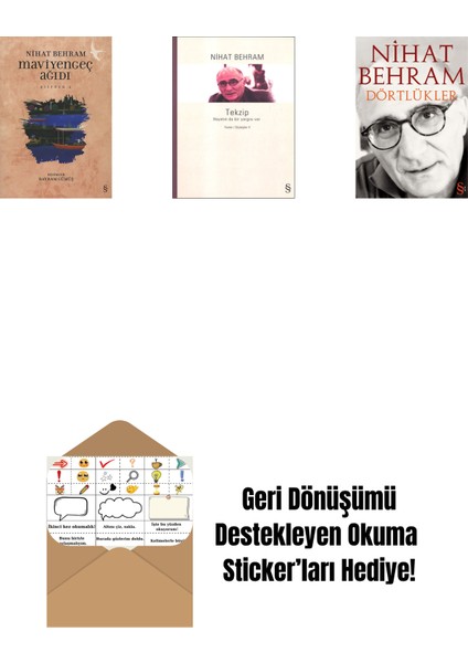 Maviyengeç Ağıdı + Tekzip + Dörtlükler + Okuma Sticker'ları