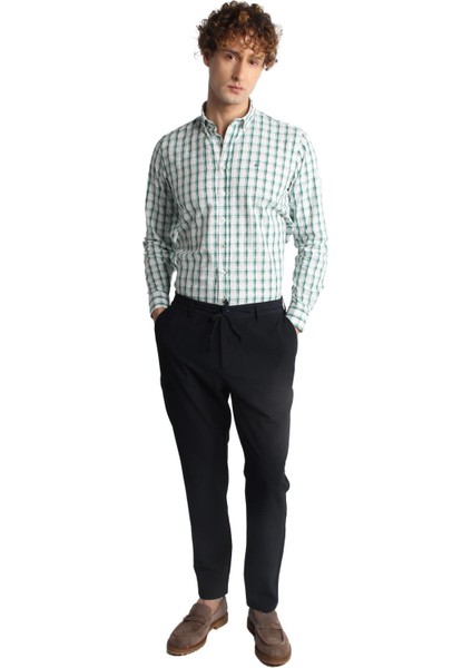 Erkek Lacivert Dynamic Fit Pantolon modelleri