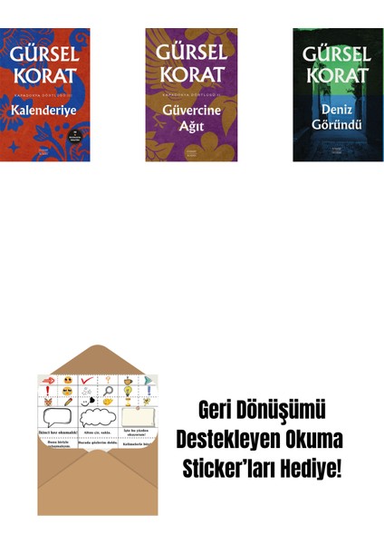 Kalenderiye + Güvercine Ağıt + Deniz Göründü + Okuma Sticker'ları