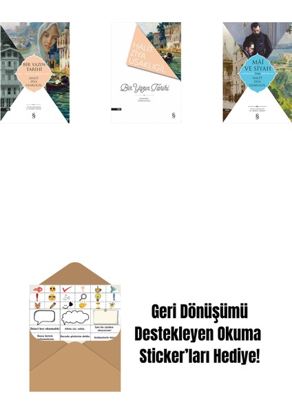 Bir Yazın Tarihi + Bir Yazın Tarihi + Mâî ve Siyah - Özgün Tam Metin + Okuma Sticker'ları