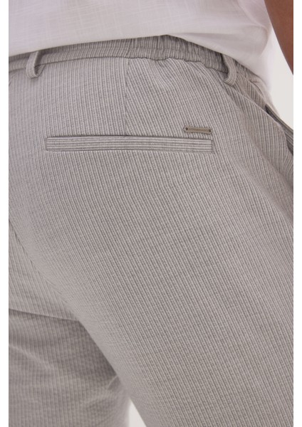 Comfort Fit Rahat Kesim Yan Cepli Desenli Beli Lastikli Pantolon indirimleri