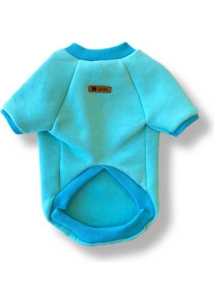 Basic Polarlı Köpek Sweatshirt