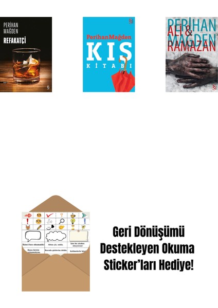 Refakatçi + Kış Kitabı + Ali And Ramazan + Okuma Sticker'ları