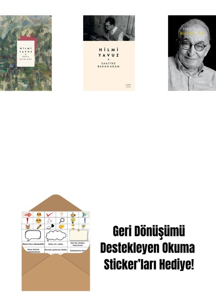 Rüya Şiirleri (Ciltli) + Saatine Bakan Adam + Büyü’sün Yaz! (Ciltli) + Okuma Sticker'ları