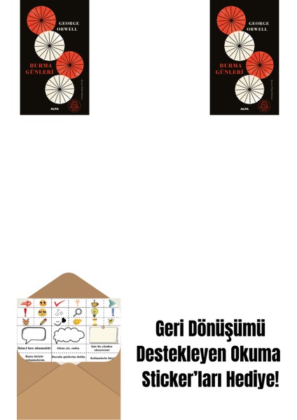 Burma Günleri (Ciltli) + Burma Günleri + Okuma Sticker'ları