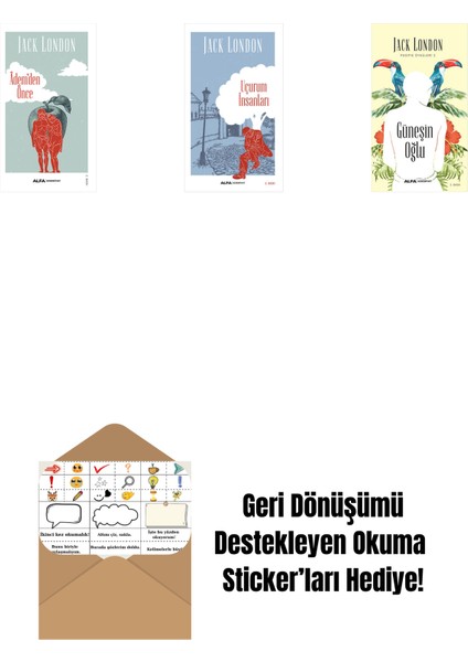 Âdem'den Önce + Uçurum Insanları + Güneşin Oğlu + Okuma Sticker'ları