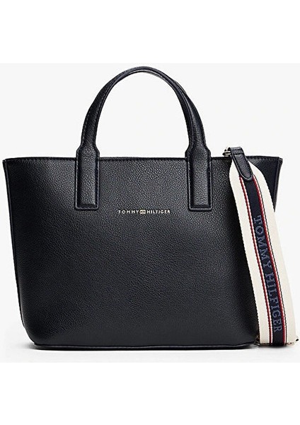 Th Logotape Mını Tote Kadın Mavi Çanta AW0AW17448DW6